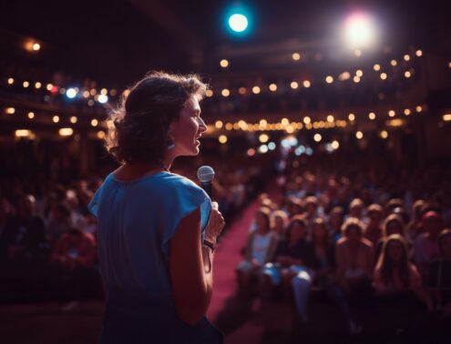 Speaker on Stage